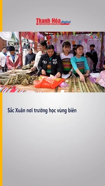 Sắc xuân nơi trường học vùng biên