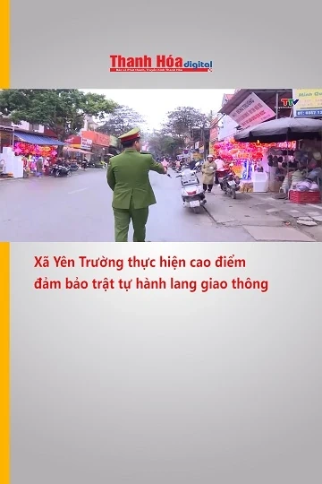 Xã Yên Trường thực hiện cao điểm đảm bảo trật tự hành lang giao thông