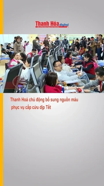 Thanh Hoá chủ động bổ sung nguồn máu phục vụ cấp cứu dịp Tết