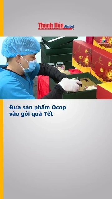 Đưa sản phẩm Ocop vào gói quà Tết