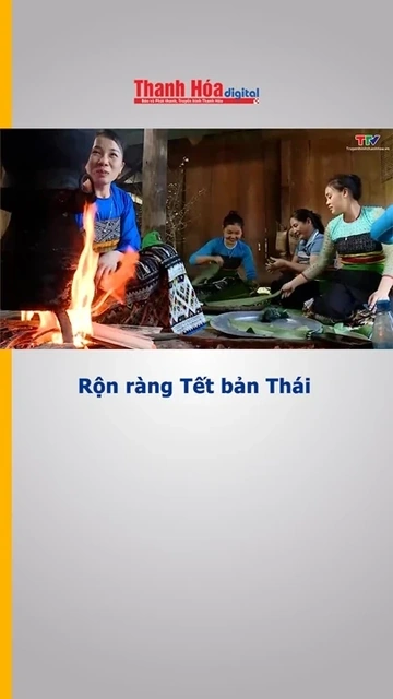 Rộn ràng Tết bản Thái