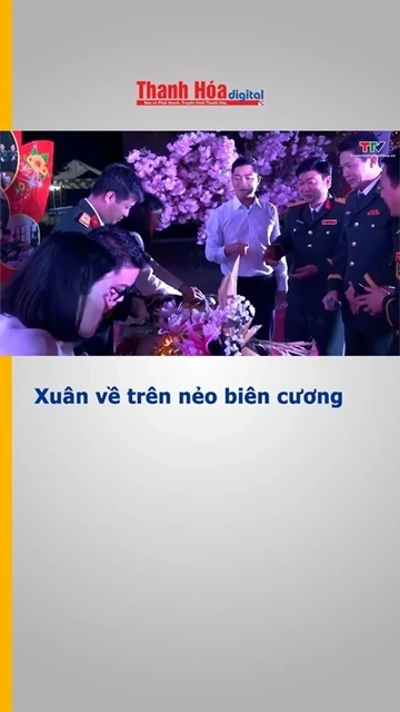 Xuân về trên nẻo biên cương
