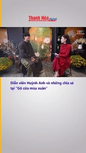Diễn viên Huỳnh Anh và những chia sẻ  tại “Gõ cửa mùa xuân”