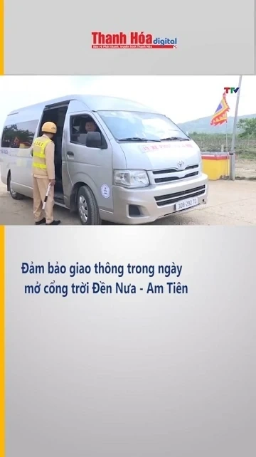Đảm bảo giao thông trong ngày mở cổng trời đền Nưa - Am Tiên