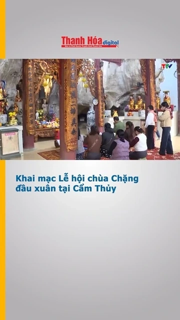 Khai mạc Lễ hội chùa Chặng đầu xuân tại Cẩm Thủy