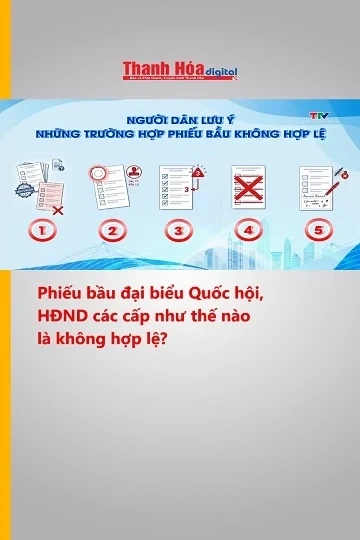 Phiếu bầu đại biểu Quốc hội, HĐND các cấp như thế nào là không hợp lệ?