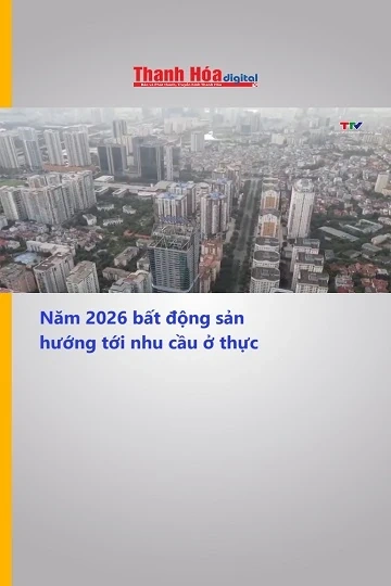 Năm 2026 bất động sản hướng tới nhu cầu ở thực