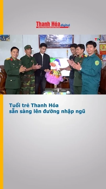 Tuổi trẻ Thanh Hóa sẵn sàng lên đường nhập ngũ