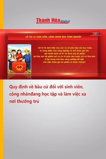 Hỏi - đáp nhanh về bầu cử: Cử tri là sinh viên, công nhân khu công nghiệp