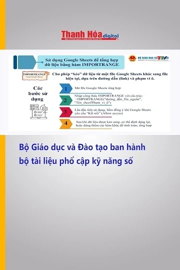 Bộ Giáo dục và Đào tạo ban hành bộ tài liệu phổ cập kỹ năng số