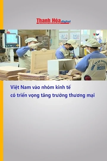 Việt Nam vào nhóm kinh tế có triển vọng tăng trưởng thương mại