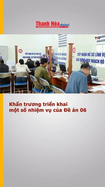 Khẩn trương triển khai một số nhiệm vụ của Đề án 06