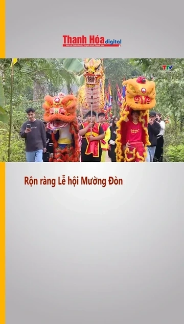 Rộn ràng Lễ hội Mường Đòn xã Thành Vinh