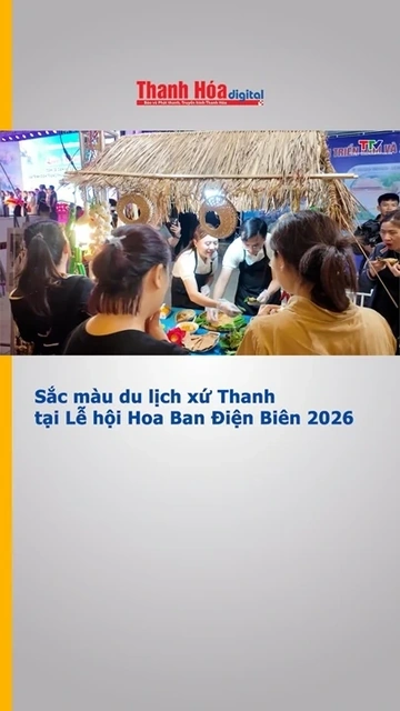 Sắc màu du lịch xứ Thanh tại Lễ hội Hoa Ban Điện Biên 2026