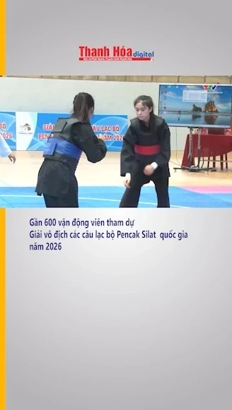 Gần 600 vận động viên tham dự Giải vô địch các câu lạc bộ Pencak Silat quốc gia năm 2026