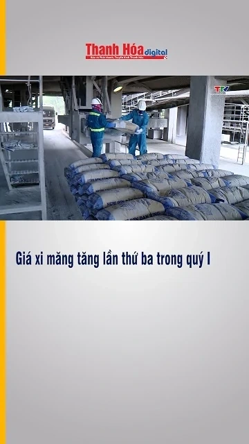 Giá xi măng tăng lần thứ ba trong quý I
