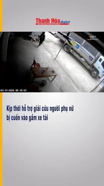 Kịp thời hỗ trợ giải cứu người phụ nữ bị cuốn vào gầm xe tải