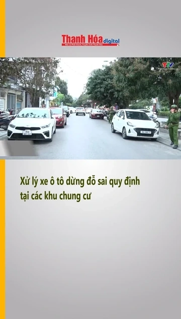 Xử lý xe ô tô dừng đỗ sai quy định tại các khu chung cư