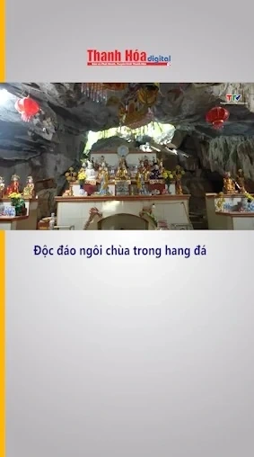 Độc đáo ngôi chùa trong hang đá