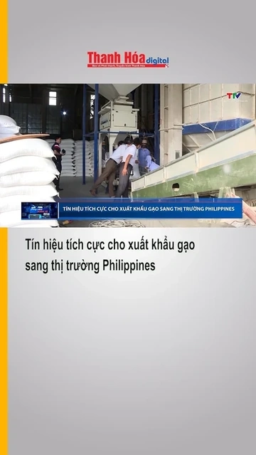 Tín hiệu tích cực cho xuất khẩu gạo sang thị trường Philippines