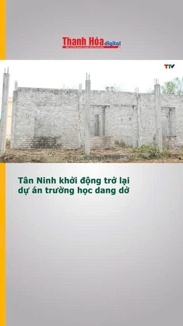 Xã Tân Ninh khởi động trở lại dự án trường học dang dở