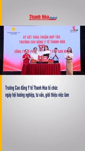 Trường Cao đẳng Y tế Thanh Hóa tổ chức ngày hội hướng nghiệp, tư vấn, giới thiệu việc làm