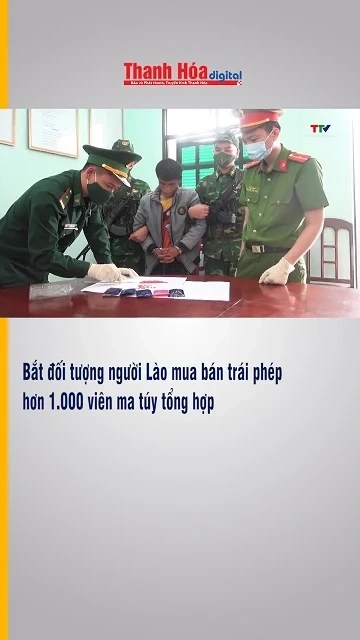Bắt đối tượng người Lào mua bán trái phép hơn 1.000 viên ma túy tổng hợp