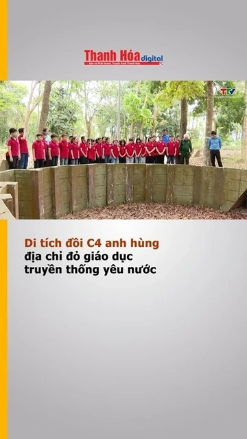 Di tích đồi C4 anh hùng - địa chỉ đỏ giáo dục truyền thống yêu nước