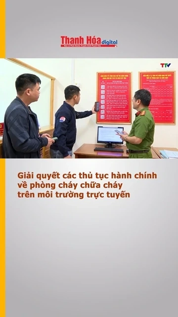 Giải quyết các thủ tục hành chính về phòng cháy chữa cháy trên môi trường trực tuyến