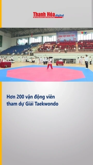 Hơn 200 vận động viên tham dự Giải Taekwondo