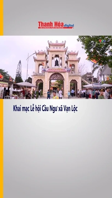 Khai mạc Lễ hội Cầu Ngư xã Vạn Lộc