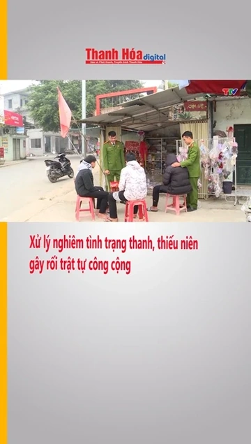 Xử lý nghiêm tình trạng thanh, thiếu niên gây rối trật tự công cộng