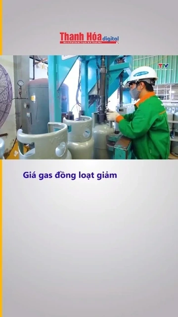 Giá gas đồng loạt giảm