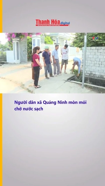 Người dân xã Quảng Ninh mòn mỏi chờ nước sạch