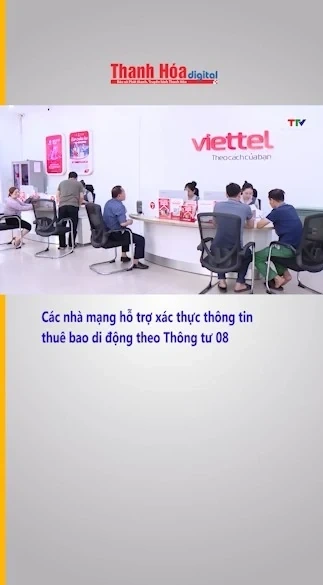 Các nhà mạng hỗ trợ xác thực thông tin thuê bao di động theo Thông tư 08
