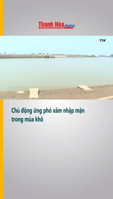 Chủ động ứng phó xâm nhập mặn trong mùa khô