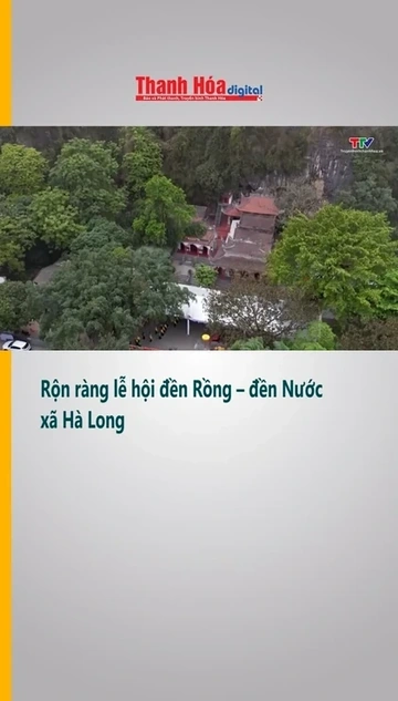Rộn ràng lễ hội đền Rồng – đền Nước xã Hà Long