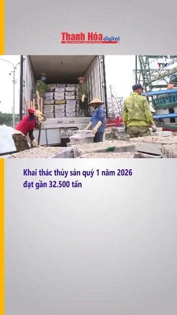 Sản lượng khai thác thủy sản quý 1 năm 2026 đạt gần 32.500 tấn