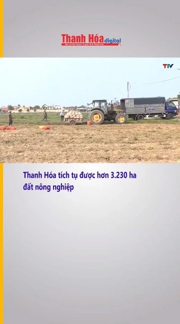 Thanh Hóa tích tụ được hơn 3.230 ha đất nông nghiệp