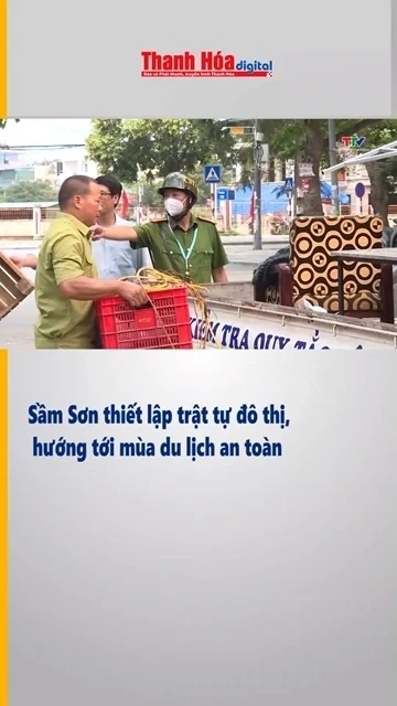 Sầm Sơn thiết lập trật tự đô thị, hướng tới mùa du lịch an toàn