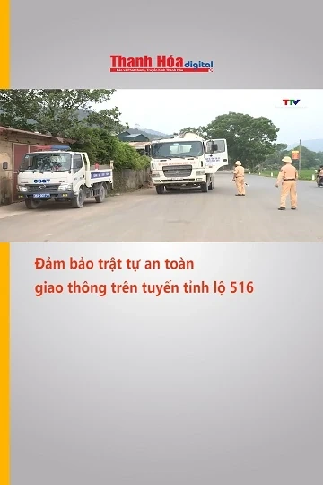 Đảm bảo trật tự an toàn giao thông trên tuyến tỉnh lộ 516