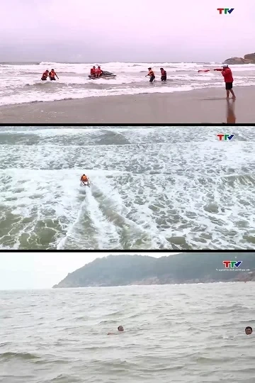 Diễn tập các phương án cứu nạn, cứu hộ và sơ cấp cứu trên biển