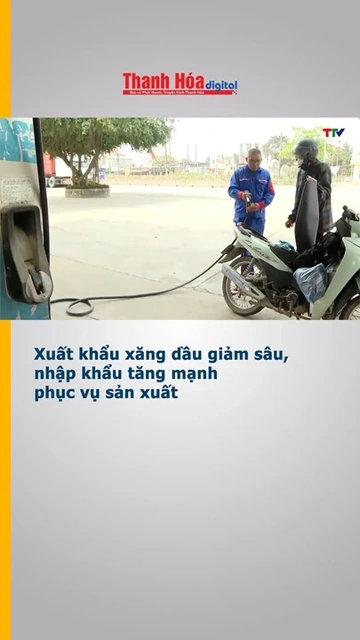 Xuất khẩu xăng dầu giảm sâu, nhập khẩu tăng mạnh phục vụ sản xuất