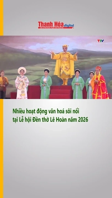 Nhiều hoạt động văn hoá sôi nổi tại Lễ hội Đền thờ Lê Hoàn năm 2026