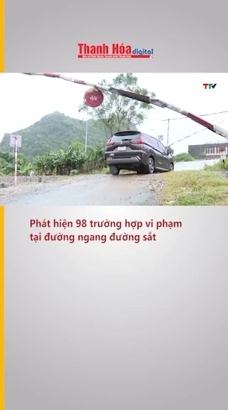 Phát hiện 98 trường hợp vi phạm tại đường ngang đường sắt