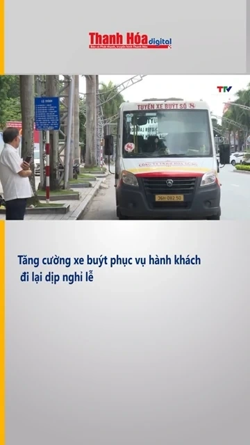 Tăng cường xe buýt phục vụ hành khách đi lại dịp nghỉ lễ