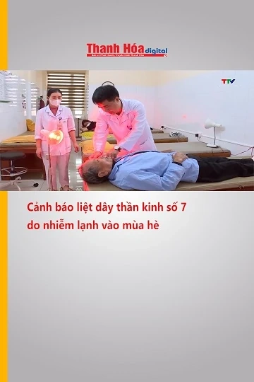 Cảnh báo liệt dây thần kinh số 7 do nhiễm lạnh vào mùa hè