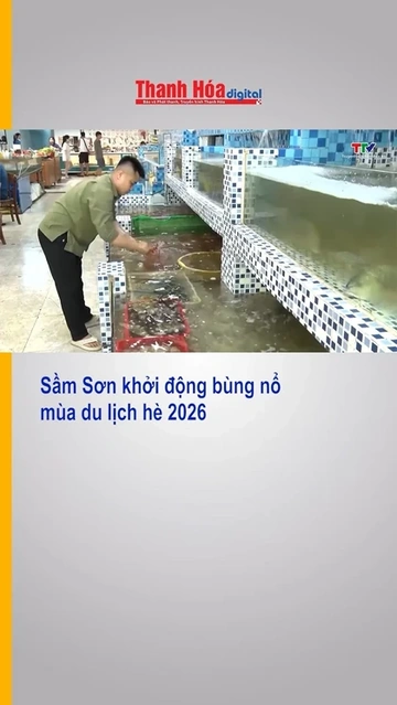 Sầm Sơn khởi động bùng nổ mùa du lịch hè 2026