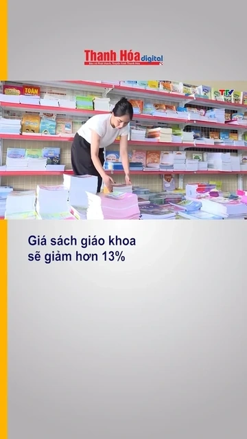 Giá sách giáo khoa sẽ giảm hơn 13%