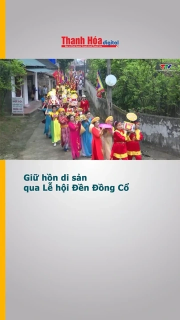 Giữ hồn di sản qua Lễ hội Đền Đồng Cổ